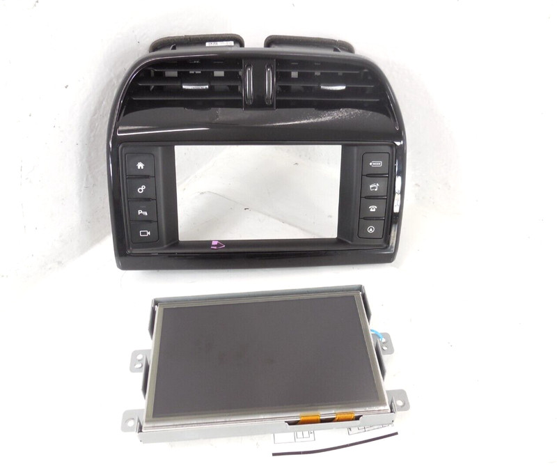 17 18 Jaguar XE 8.00" Information Navigation Display Screen W/ Trim & Vents OEM