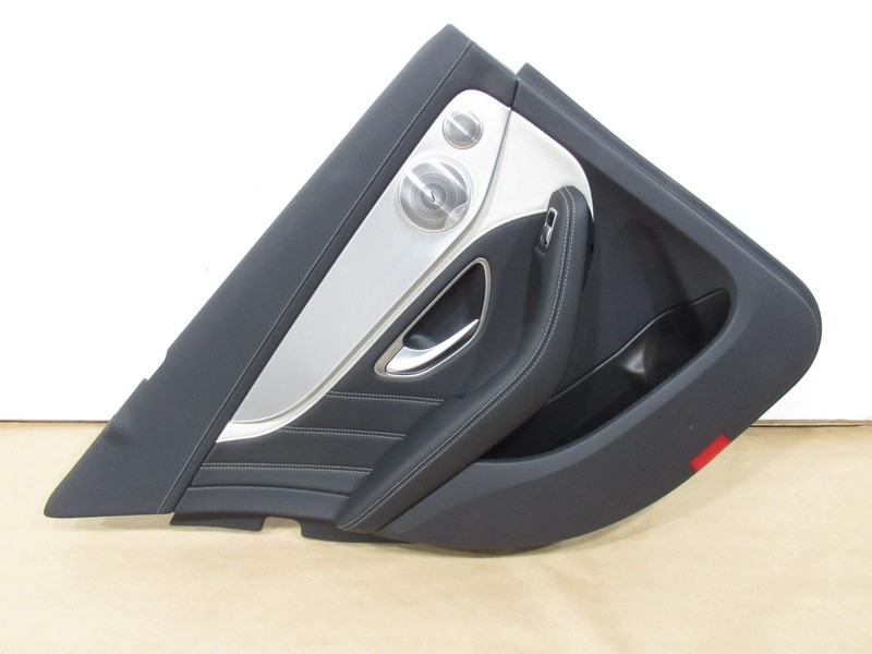 18-21 Mercedes C63 S W205 2020 Rear Left Driver Door Cover Trim Panel ;:O