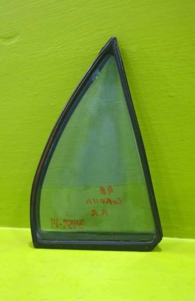 98 99 00 01 02 COROLLA PASSENGER RIGHT REAR VENT GLASS OEM 3459-14