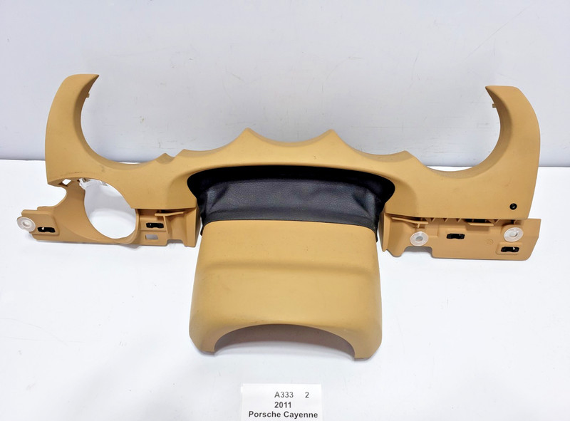 ✅ 11-18 OEM Porsche Cayenne 958 Left Driver Steering Column Cover Panel Beige