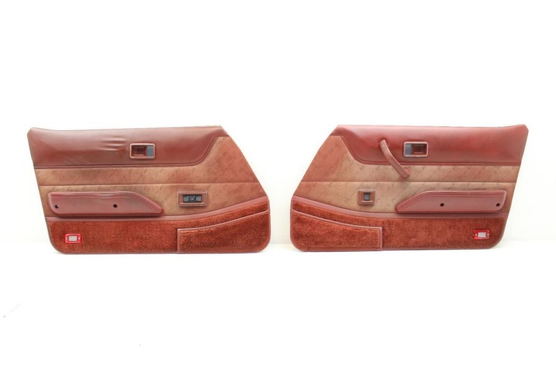 Red Driver and Passenger Front Door Trim Panels Fits 79-83 Nissan 280ZX