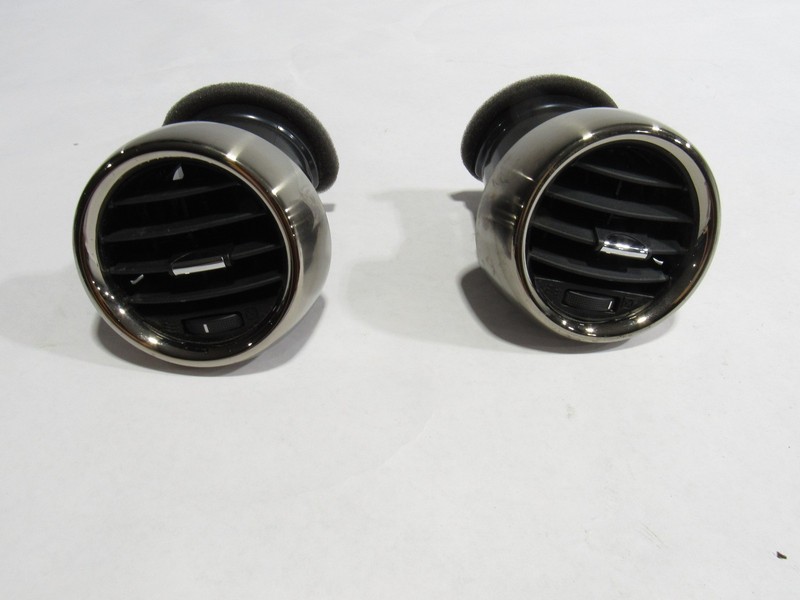 11-12 Fisker Karma 2012 AC A/C Dash Dashboard Air Vent Grille Set Pair 2 PCS ;@2