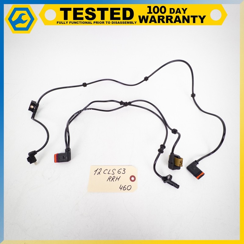 12-18 MERCEDES-BENZ CLS63 AMG REAR RIGHT PAD WEAR & AIRMATIC SHOCK SENSOR OEM