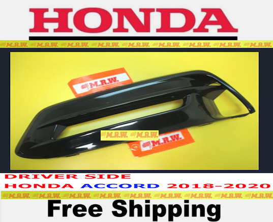 GRILLE GRILL BUMPER FOG LIGHT COVER Driver SIDE LEFT L for HONDA ACCORD 18 19 20