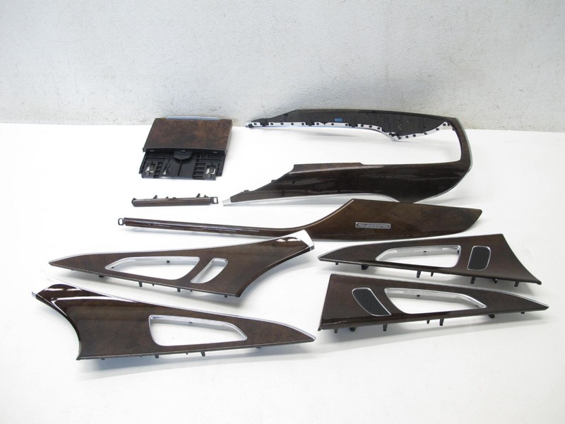 12-15 AUDI C7 A6 S6 SEDAN INTERIOR WOOD TRIM DOOR PANEL BEZEL OEM010324