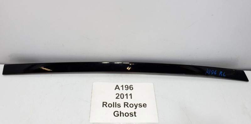 ✅ 10-14 OEM Rolls Royce Ghost RR4 Rear Left Driver Door Frame Upper Molding Trim