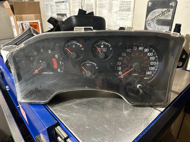 91-94 ECLIPSE TALON 1.8 N/T NT INSTRUMENT SPEEDOMETER GAUGE CLUSTER 1G223k