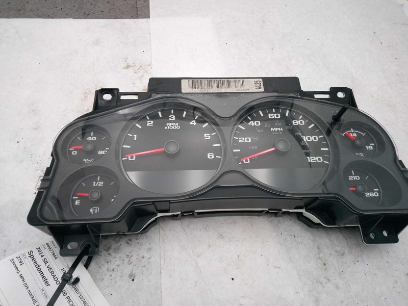 2014 Chevrolet Silverado 2500 Speedometer Gauge Black OEM 139K Miles