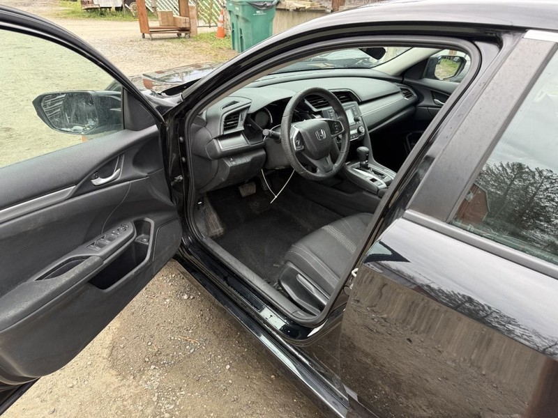 2016-2021 Honda Civic Left Driver Side A-Pillar Black