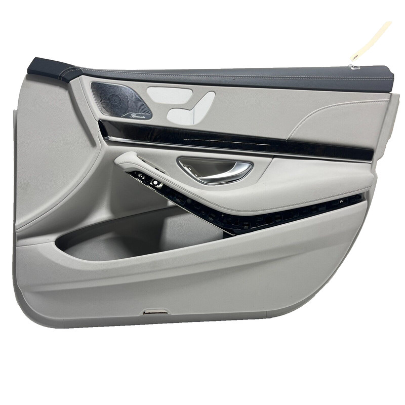 2014-2017 MERCEDES S550 W222 FRONT PASSENGER SIDE INTERIOR DOOR PANEL COVER OEM