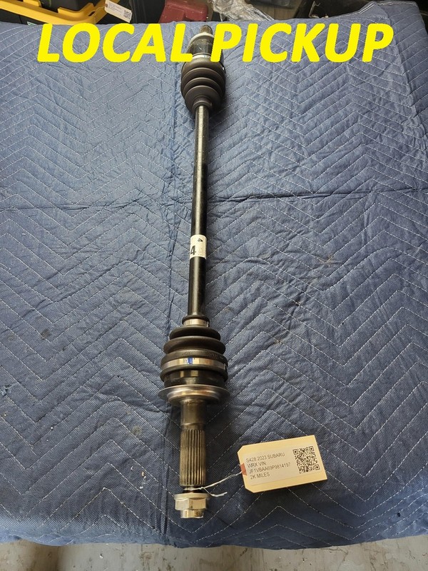 Used Oem Subaru Right or Left Rear Axle Shaft for 2022-2025 WRX 2.4L AWD