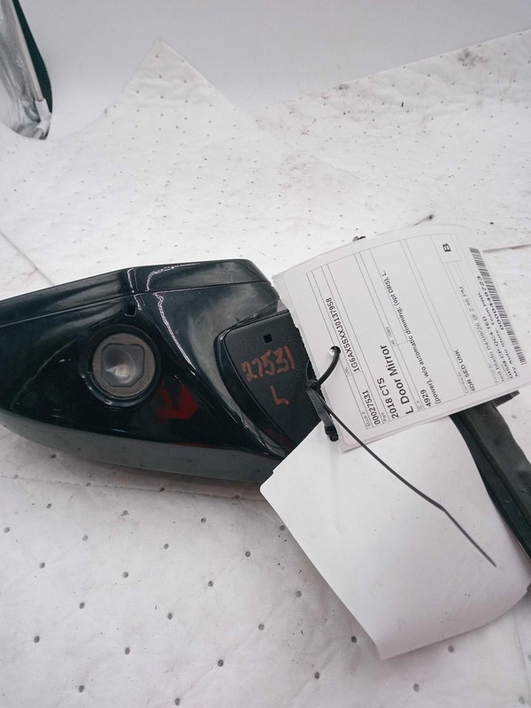 2018 Cadillac CTS Left Door Mirror Assembly Black OEM 416092 111K Miles