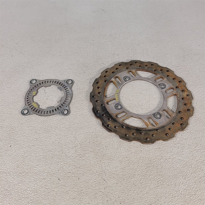 2023 Kawasaki ZR900F Rear Brake Rotor & Abs Wheel Speed Ring 7484-P