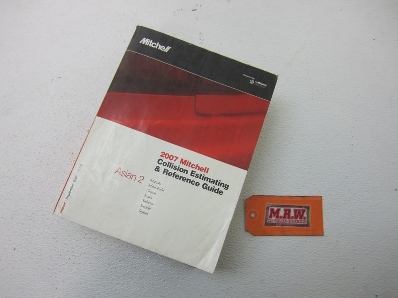 MITCHELL CRASH COLLISION ESTIMATING GUIDE BOOK 2007 ASIAN 2 NISSAN TOYOTA SUBARU