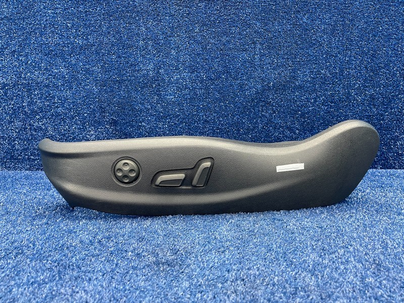 2015–2020 AUDI S3 A3 FRONT LEFT SEAT SWITCH W/ COVER TRIM 8V0881325B OEM BLACK