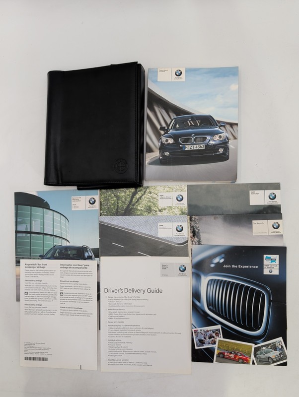 2010 BMW 5 SERIES OWNERS MANUAL SET 10 528i 535i 550i 528 535 xDRIVE GUIDE