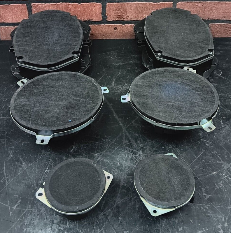 09-24 Dodge Jeep Chrysler Ram Speaker Set 52851560aa 05064551ab 05064359ab