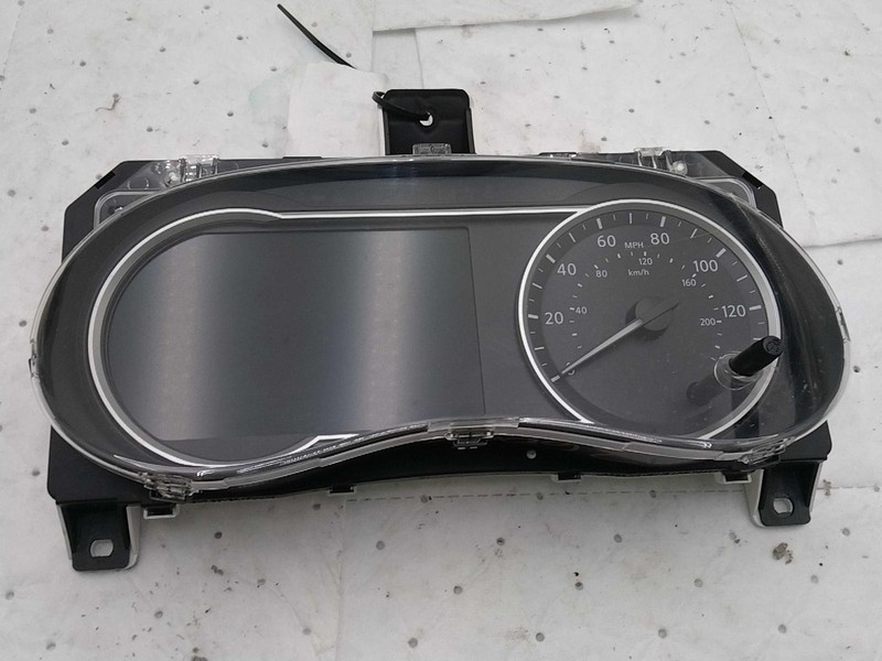 2020 Nissan Versa Speedometer Gauge OEM Grey 1.6L Used, Small Crack
