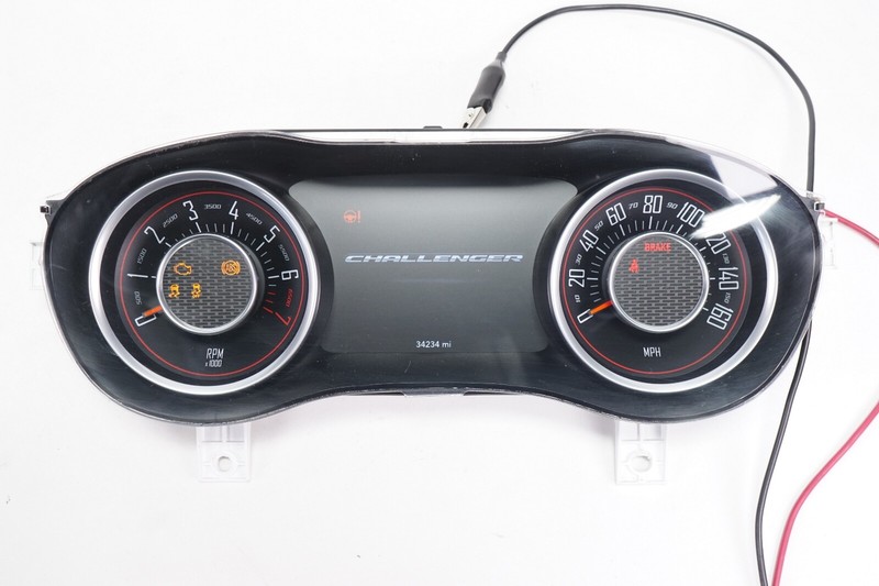 DODGE CHALLENGER Gauge Instrument Cluster Speedometer 34K OEM 2015