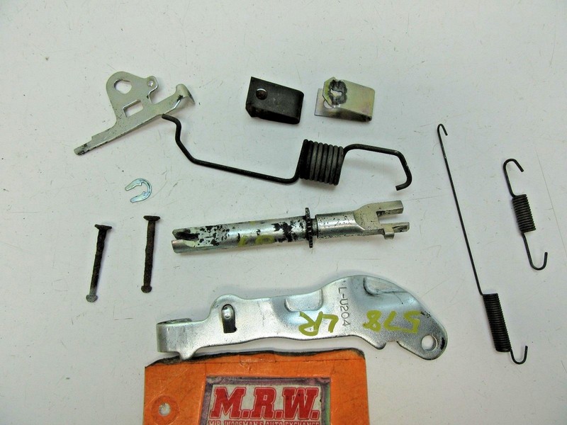 LEFT REAR DRUM BRAKE SHOE HARDWARE SPRING CLIP NAIL ADJUSTER PARKING E BRAKE LR