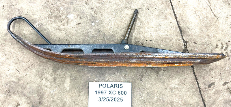 POLARIS SNOWMOBILE 1988-2006 INDY STEEL SNOWMOBILE SKI with SPINDLE 1820430-067