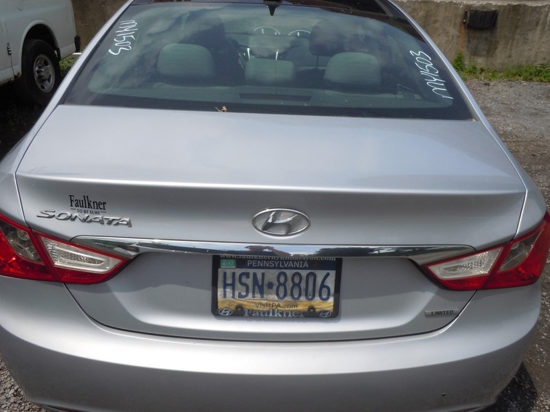 2011-2014 Hyundai Sonata Trunk Deck Lid W/O Spoiler & Camera OEM VIN B or C