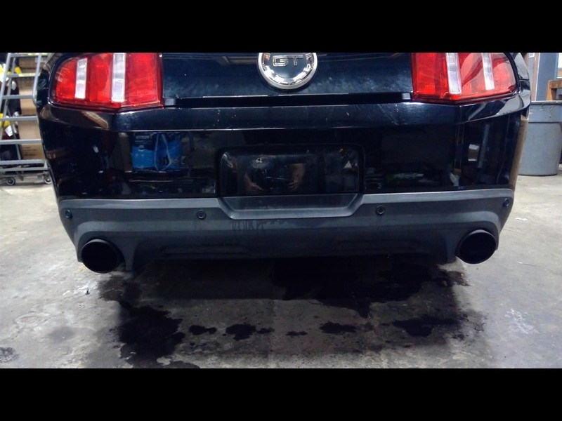 Rear Bumper Dual Exhaust With Park Assist GT Fits 12 MUSTANG 1660292