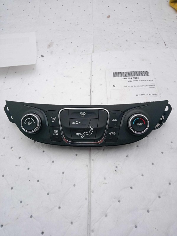 2016 Chevrolet Malibu A/C Selector Switch OEM Blue 23380123 6 Month Warranty