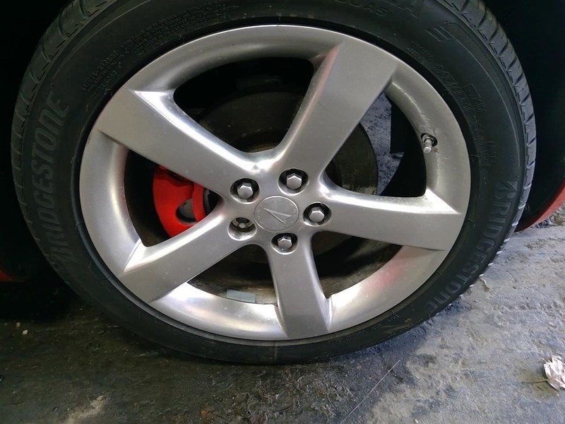 Rim Wheel 18x8 5 Spoke Polished Opt QF8 Fits 06-08 SOLSTICE 1765717