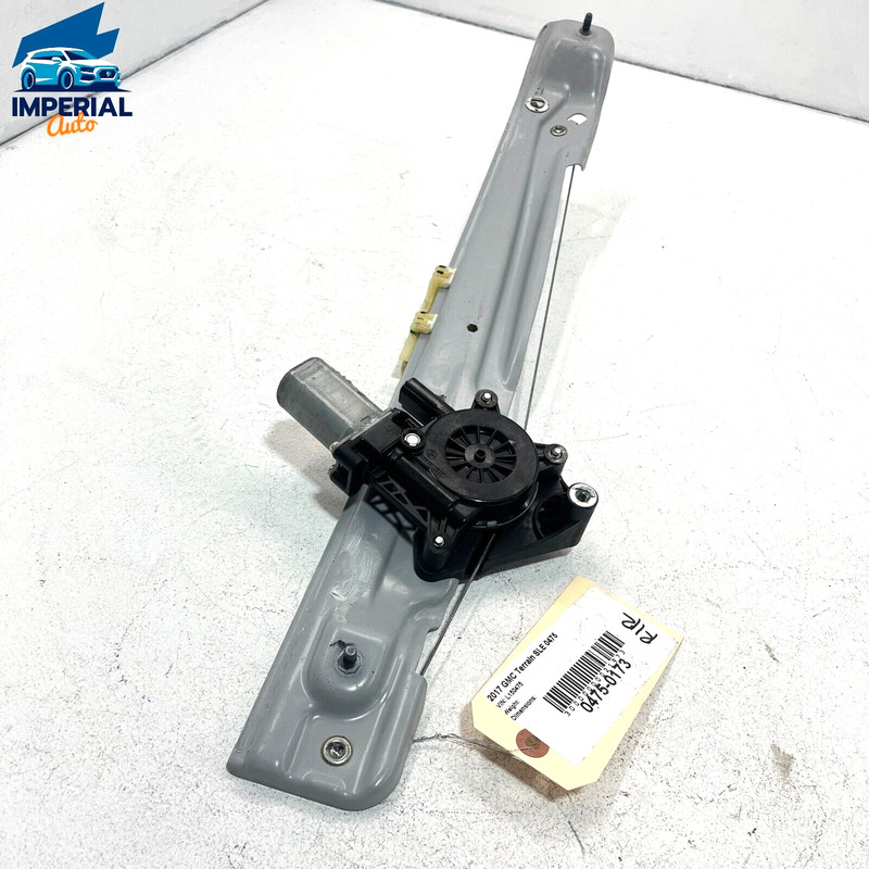 GMC TERRAIN 2018-2023 REAR PASSENGER SIDE DOOR WINDOW REGULATOR & MOTOR OEM