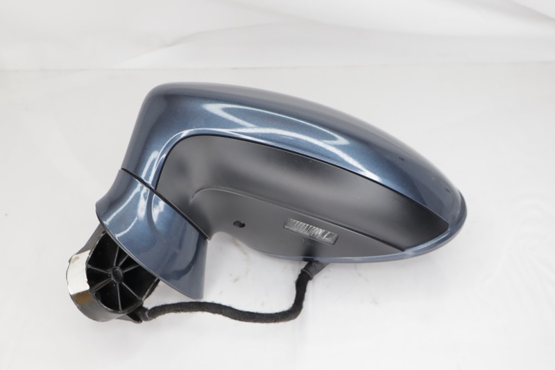 ✅ 10-16 Porsche Panamera 970 Front Left Side Door Rear View Mirror Blue OEM