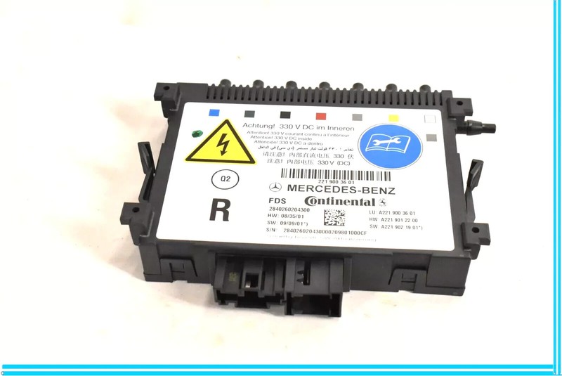 07-13 Mercedes W221 S400 S550 Front Right Seat Dynamic Lumbar Control Module OEM