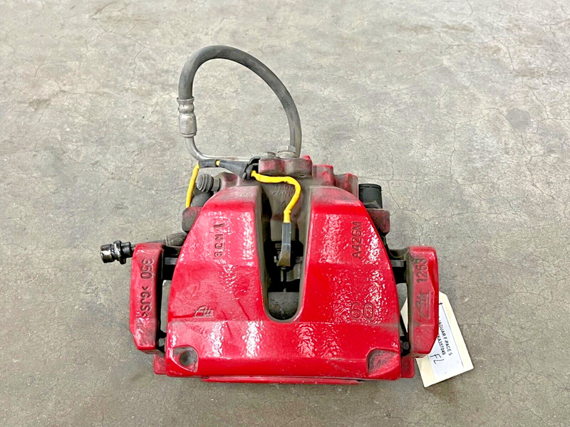 ⭐2017-2020 JAGUAR F-PACE FRONT LEFT DRIVER PARKING BRAKE CALIPER RED OEM LOT2566