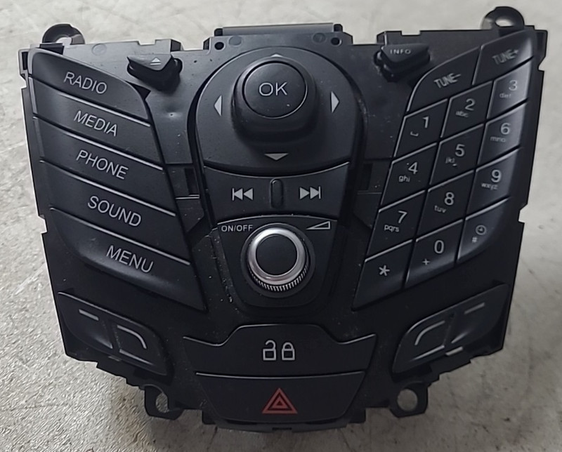 2014-2015 Ford Fiesta Radio Control Panel Face Plate D2BT-18K811-BD