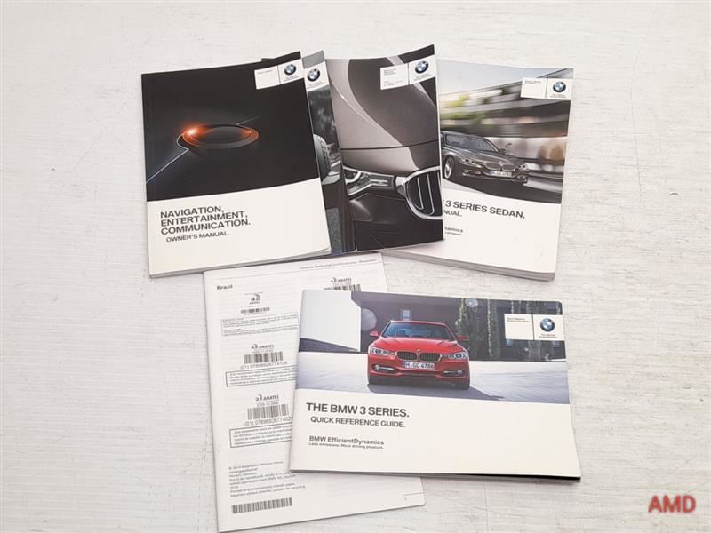 2014 BMW 320i 328i 335i F30 Owners Manual Book Guide 01402926550