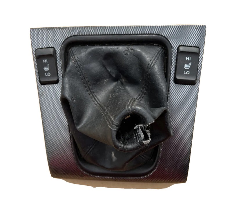 Carbon Fiber Interior Gear Shift Cover Trim Fit For Honda Accord Sedan 2003-2007