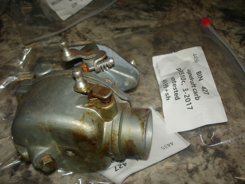 Vintage p-9510c 3-2017updraft carburetoruntested 427