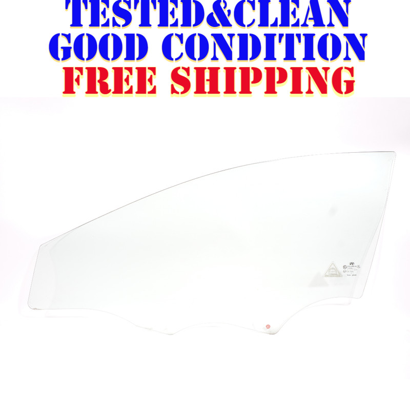 11 12 13 HYUNDAI ELANTRA SEDAN FRONT LEFT DRIVER DOOR WINDOW GLASS OEM
