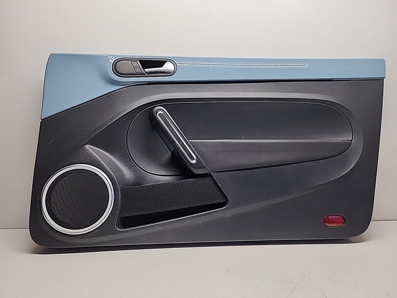 5C5867012/012A | 12 - 2017 VW Beetle Right Door Trim Panel Black CPE OEM Blue RF