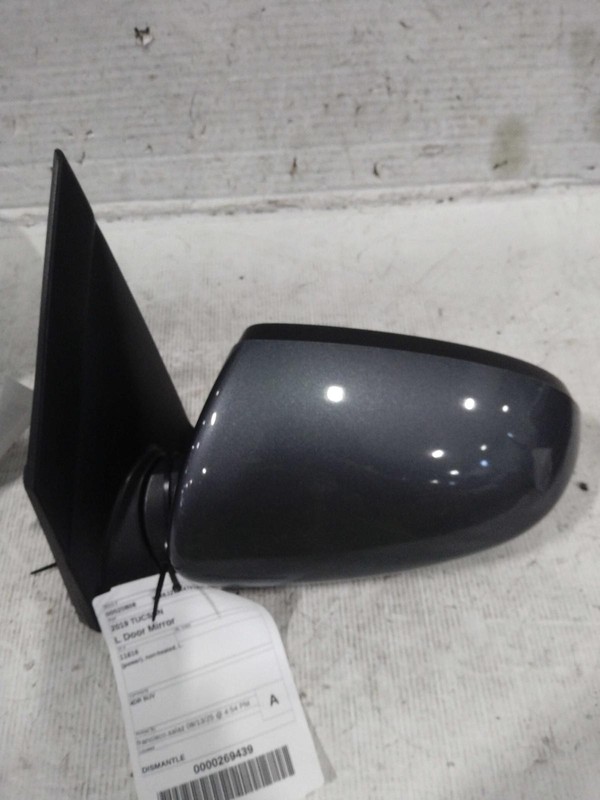 2019 Hyundai Tucson Left Door Mirror Assembly Grey, Used, 690633, 65K Miles