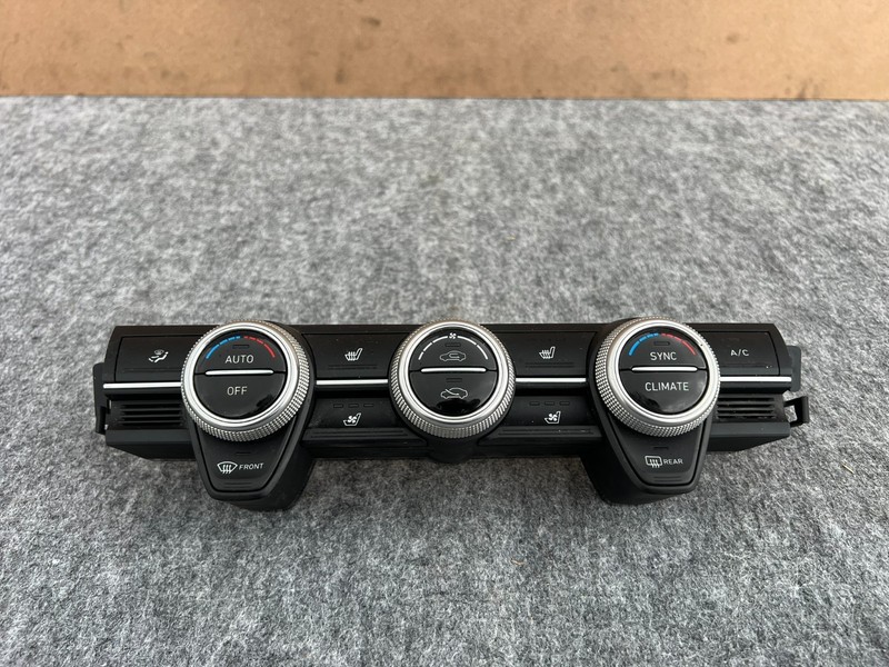 GENESIS G70 2019-2026 OEM DASHBOARD AC CLIMATE CONTROL SWITCH PANEL ASSEMBLY