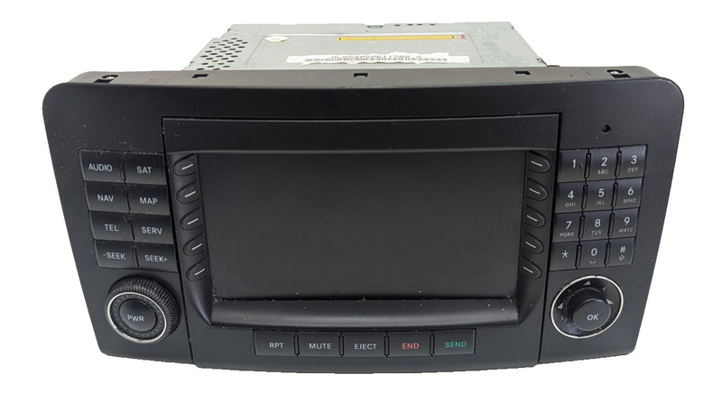 06-07 MERCEDES ML350 Radio Head Unit Command Navigation 1648200479
