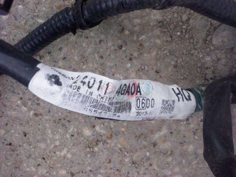 2014 INFINITI Q50 3.7L ENGINE INJECTOR WIRE HARNESS