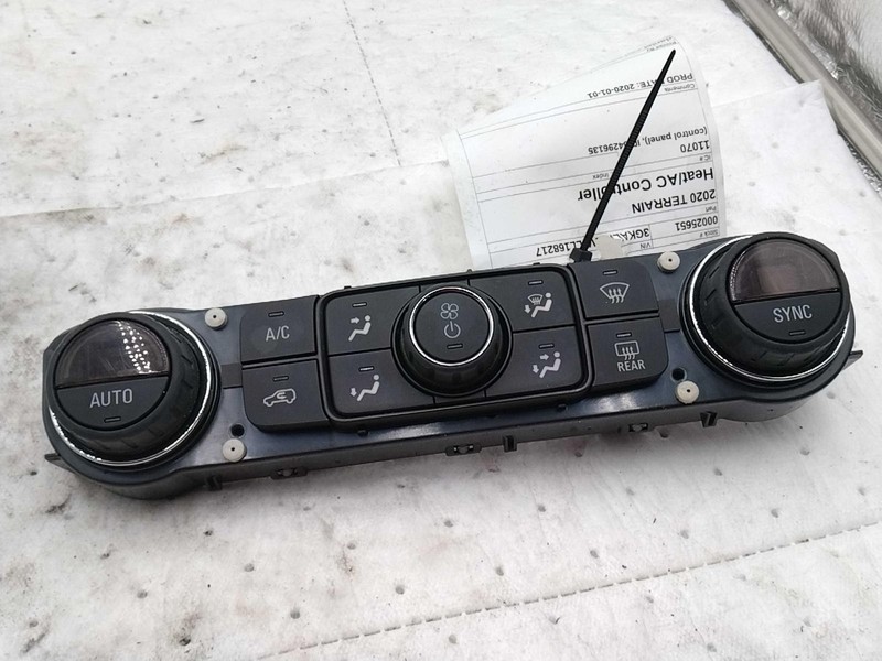 2020 GMC Terrain A/C Selector Switch OEM White 89000 Miles Warranty