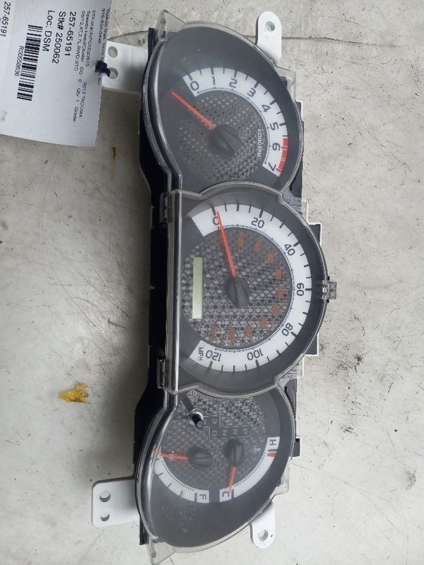 12 13 14 15 TOYOTA TACOMA SPEEDOMETER CLUSTER MPH
