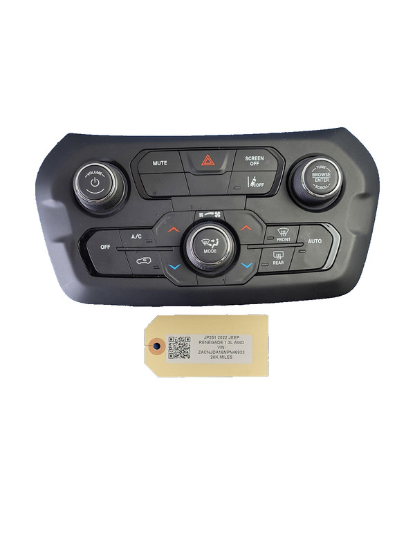 2021-2022 Jeep Renegade A/C Heater Climate Temperature Control OEM 7357422350
