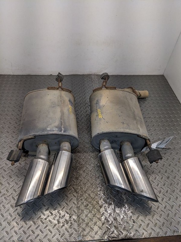 Acura TL Type-S 07-08 Exhaust Muffler Dual Tail Pipe Left Right Set OEM 1176738