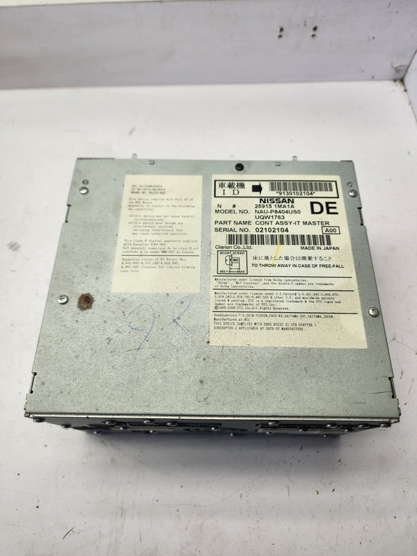 11-12 Infiniti M37 M56 QX56 CD Player Radio Stereo Receiver Block Factory OEM Ni