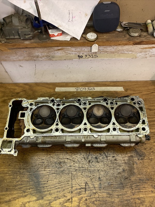 MERCEDES CLK55 AMG W211 5.0L V8 ENGINE MOTOR LEFT DRIVER SIDE CYLINDER HEAD OEM