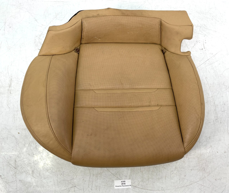 ✅ 17-23 OEM Porsche Panamera 4S 971 Rear Right Seat Lower Cushion Leather Beige*